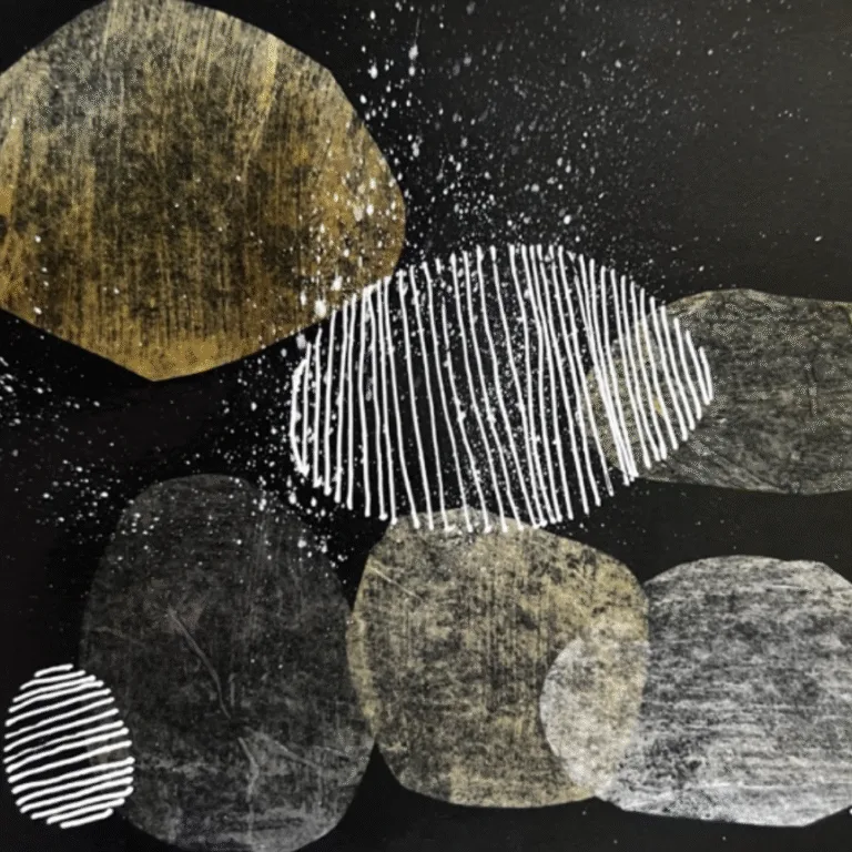 Tissue Paper Collage: Working with Value and Composition