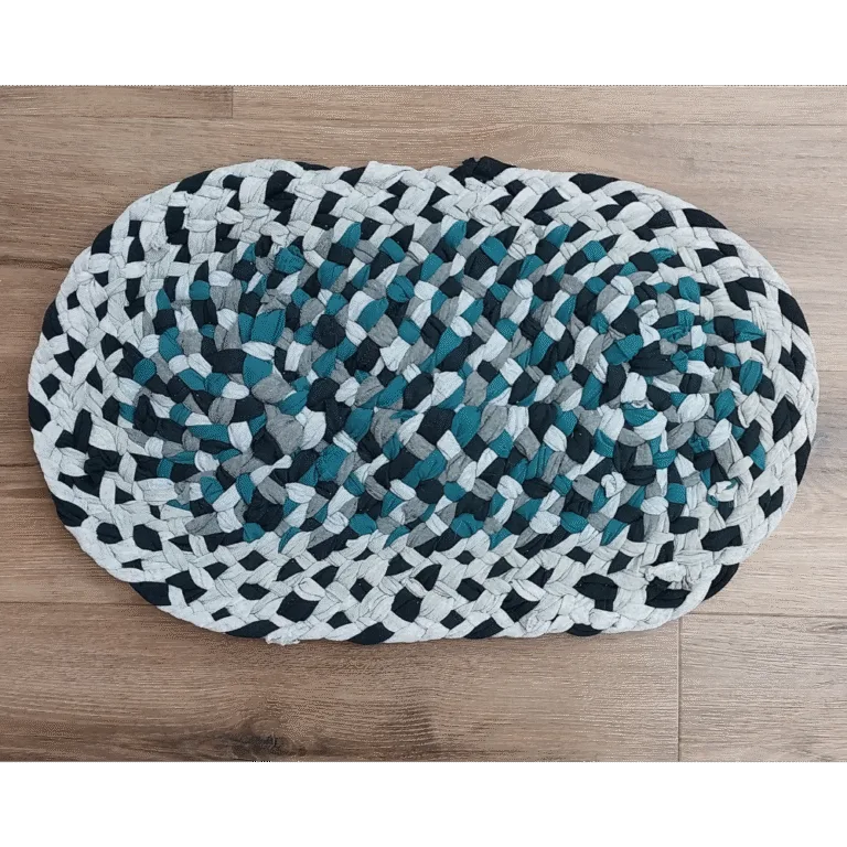 Upcycled T-Shirt Braided Rug