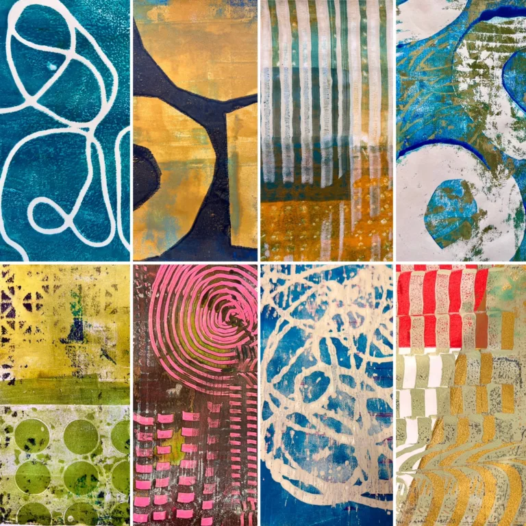 Waitlist – Layered Impressions: Exploring Texture & Pattern in Gel Print Monotypes