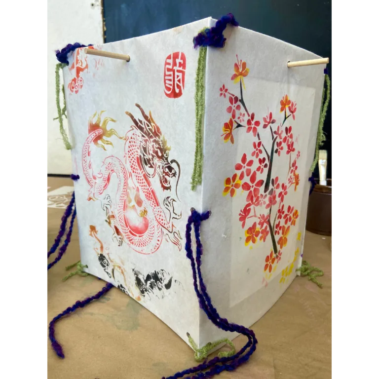 Lunar New Year Printed Paper Lanterns