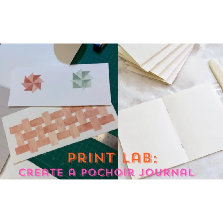 Print Lab: Create a Pochoir Journal