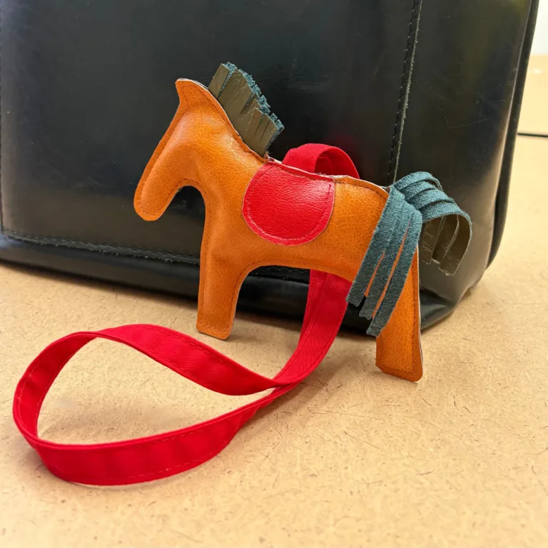 Sew an Hermès-inspired Horse Bag Charm